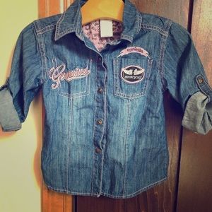 Harley Davidson button up